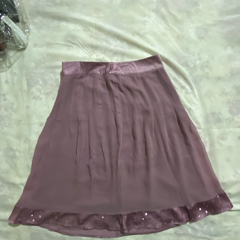 Chic Mauve A-Line Skirt